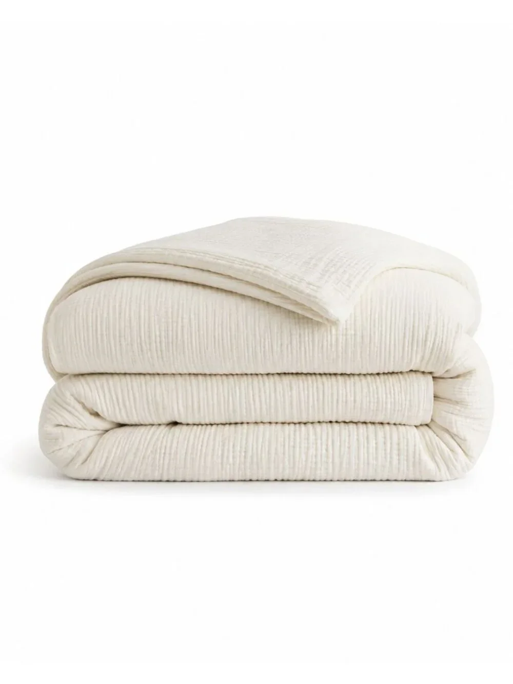 S20 | Quince Organic Airy Gauze Duvet Cover Set King Cal King Undyed NWOT